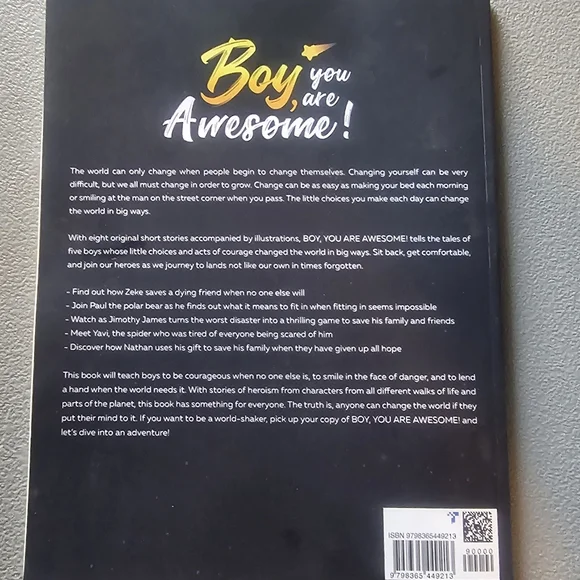Boy, You Are Awesome! Encouraging Boy Gift - Picture 2 of 4
